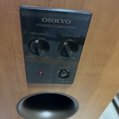 ONKYO オンキョーアンプ内蔵サブウーファー　SL-105の画像