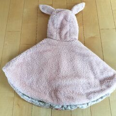 組曲　うさぎ耳ベビーポンチョ　90サイズの画像