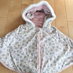 組曲　うさぎ耳ベビーポンチョ　90サイズの画像
