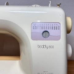 ブラザー teddy800　テディ電子ミシン本体の画像