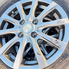 175/70/14 スタッドレスタイヤホイール4本セット  pcd100の画像