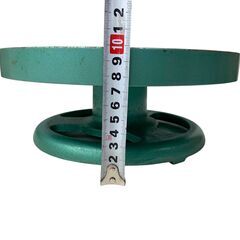 25C578_ジ2 手回しろくろ 25cm 轆轤 陶芸 手動 回転台 現状品 中古の画像