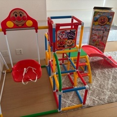 アンパンマン　うちの子天才　ブランコパーク　ジャングルジム　滑り台　ブランコの画像