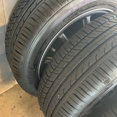 イボ付きタイヤ　マナレイアルミホイール 165/55/14 の画像