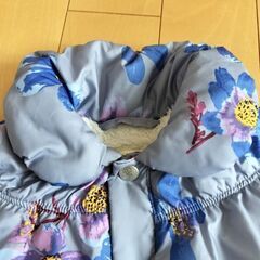 ハッカキッズ　花がらポンチョ　の画像