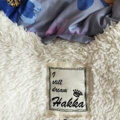 ハッカキッズ　花がらポンチョ　の画像