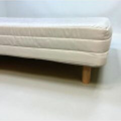 美品 無印良品 脚付マットレス ポケットコイル シングル 新型の画像