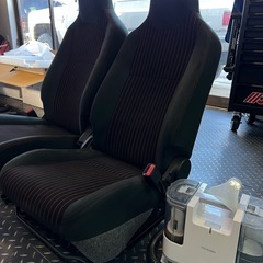 スズキ ha36s アルト ターボrs 純正 フロント 運転席 助手席 シート 左右 セット ドライバーズ アシスタント シート レール 付の画像