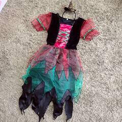 140サイズ 女子 仮装４点セット 魔女の宅急便などの画像