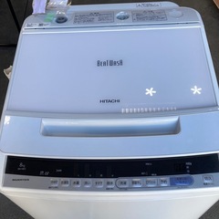 洗濯機　　日立　8キロ　2019年製の画像