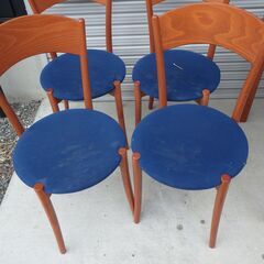 昭和 レトロ Calligaris カリガリス テーブル 椅子 チェア イタリア製 現状品 併売の画像