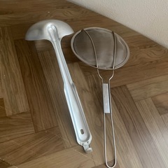 業務用サイズ　お玉＆網じゃくし
の画像