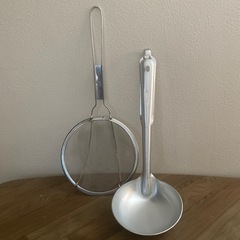 業務用サイズ　お玉＆網じゃくし
の画像