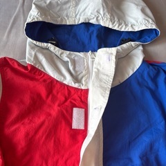 X-girl カラーブロックナイロンジャケット サイズ1の画像