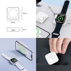 Apple Watch & AirPods 対応！高速デュアルジャック充電器の画像