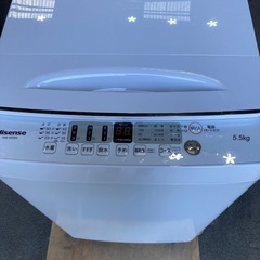 洗濯機　ハイセンス　5.5キロ　2021年製　の画像