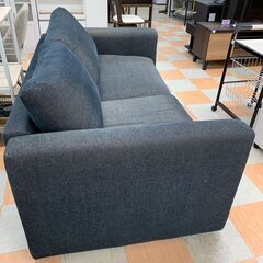 ＼家具＊家電のお店／【ｼﾞｬﾝｸﾞﾙｼﾞｬﾝｸﾞﾙ石川金沢店】 二人掛けソファー デニム調 W(幅)170×D(奥行き)94×H(高さ)65cmの画像