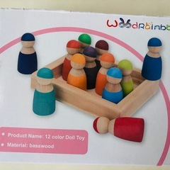 積み木　人形の画像
