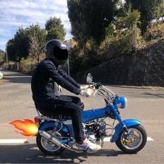 ダックス50ハンドル　くるくるハンドルの画像