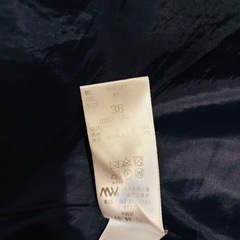 ネイビー　ロングコートの画像