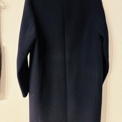 ネイビー　ロングコートの画像