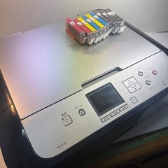 予備インク多数❣️キヤノンのインクジェット複合機「PIXUS MG5730」現状渡の画像