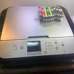 予備インク多数❣️キヤノンのインクジェット複合機「PIXUS MG5730」現状渡の画像