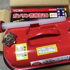 HONDAの発電機とガソリン携帯缶10リットル新品未使用品の画像