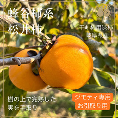 【蜂屋柿系 松井柿】干し柿用渋柿　在来渋柿／岐阜産／完熟手取り　お引取り用の画像