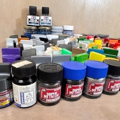 ガイアノーツ、タミヤカラー、ミスターカラー　まとめての画像