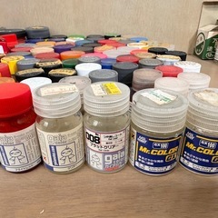 ガイアノーツ、タミヤカラー、ミスターカラー　まとめての画像