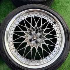 ワーク　vs-xv18インチ9j pcd100 5穴プリウス　86等にの画像