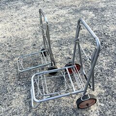 【B464】キャリーカート/折りたたみ式/2台セット/台車/小型/中古の画像