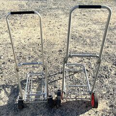 【B464】キャリーカート/折りたたみ式/2台セット/台車/小型/中古の画像