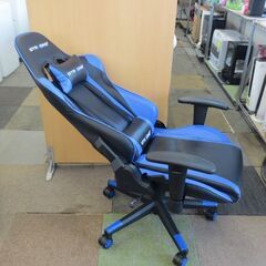 やや難あり GTRACING ゲーミングチェア  ブルー オフィスチェア リクライニング  パソコンチェア  ゲーム用チェア GTレーシング GT 札幌 北20条店の画像