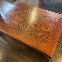 【取りに来れる方限定】和風 座卓テーブル 大きめ しっかりした作り 500円の画像