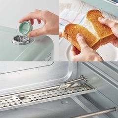 【新品未使用】Toffy ノンフライオーブントースター　K-TS5 レトロの画像