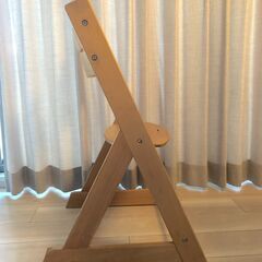 【無料】ベビーチェア・子供用椅子　木製の画像