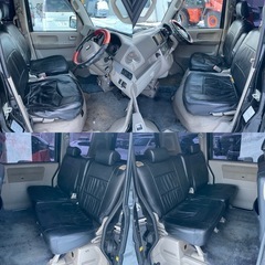 スズキ　エブリィワゴン　平成19年15.2万キロ　2WD FR PZターボスペシャル　HIDヘッド　両側電動スライド　オートステップ　ナビ　テレビ　車検令和8年12月　スタッドレスタイヤの画像