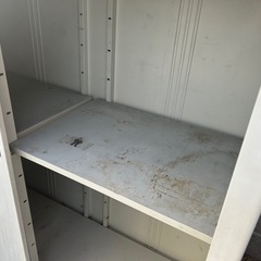 【お取り置き中】スズキ　鍵付き屋外物置の画像