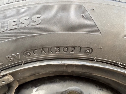 【取引確定済】 スタッドレスタイヤ 155/65R14 ブリヂストン ブリザックVRX2 