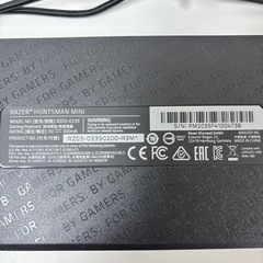 I483 🌈 美品♪ RAZER ゲーミングキーボード Huntsman Mini JP - Linear Optical Switch ブラック ⭐ 動作確認済 ⭐ クリーニング済の画像