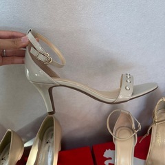 ヒール3足セット24.5〜25.0㎝　　の画像