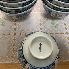 有田焼 幸楽窯 ＜どんぶり・中鉢・さら＞ 各10個セットの画像