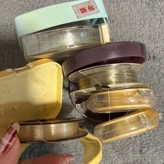 釣り糸沢山の画像