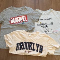 【10着】サイズ120 夏物(Tシャツ、ユニクロのエアリズムズボン、パジャマ)の画像