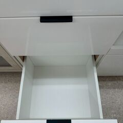 ★リユースのサカイ高崎店★TJ13525 (株)ニトリ レンジ台 白 H84.5×D41.5×W88 クリーニング済みの画像