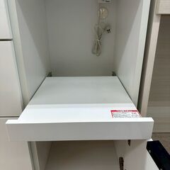 ★リユースのサカイ高崎店★TJ13525 (株)ニトリ レンジ台 白 H84.5×D41.5×W88 クリーニング済みの画像