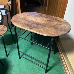 ダイニングセット　2人用の画像