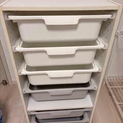 カラーボックス＋引き出しセットの画像